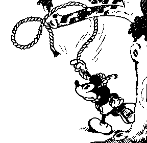 Mickey Mouse trying to hang himself (about 1930) -- mp8-t.gif