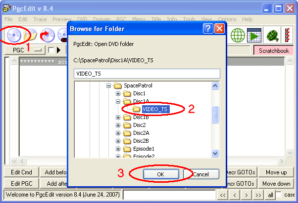 PgcEdit Screenshot