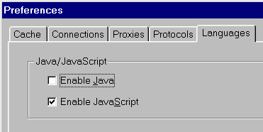 Java preferences