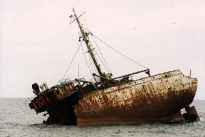 wreck at Sommer's lighthouse