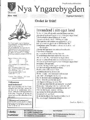 Nya Yngarebygden 1995:1