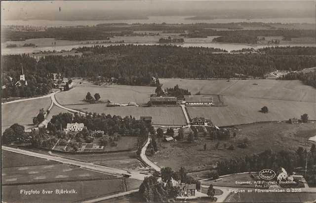 Flygfoto över Björkvik