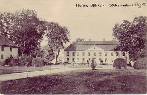 Hofsta, Björkvik. Södermanland