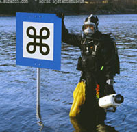 diving archaeologist in Norway